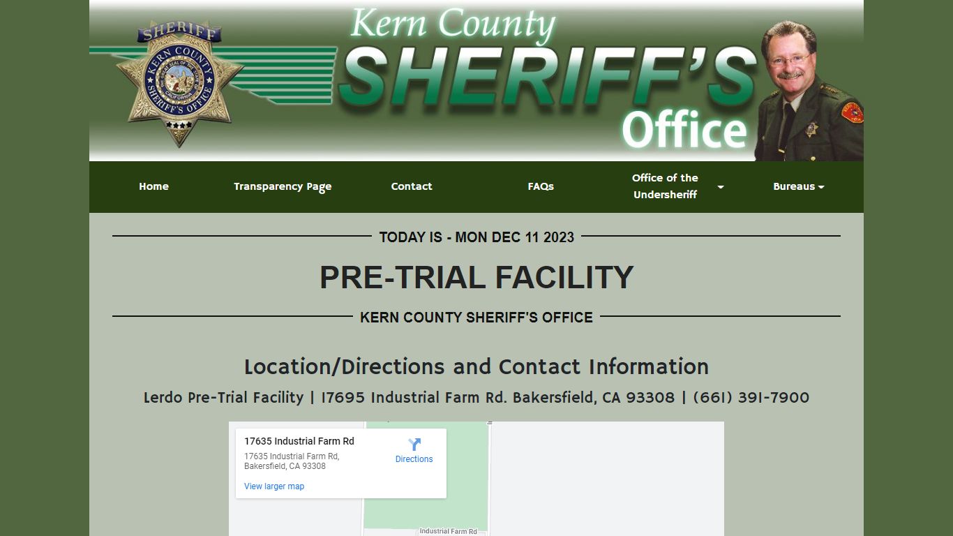 Pre-Trial Facility | KCSO