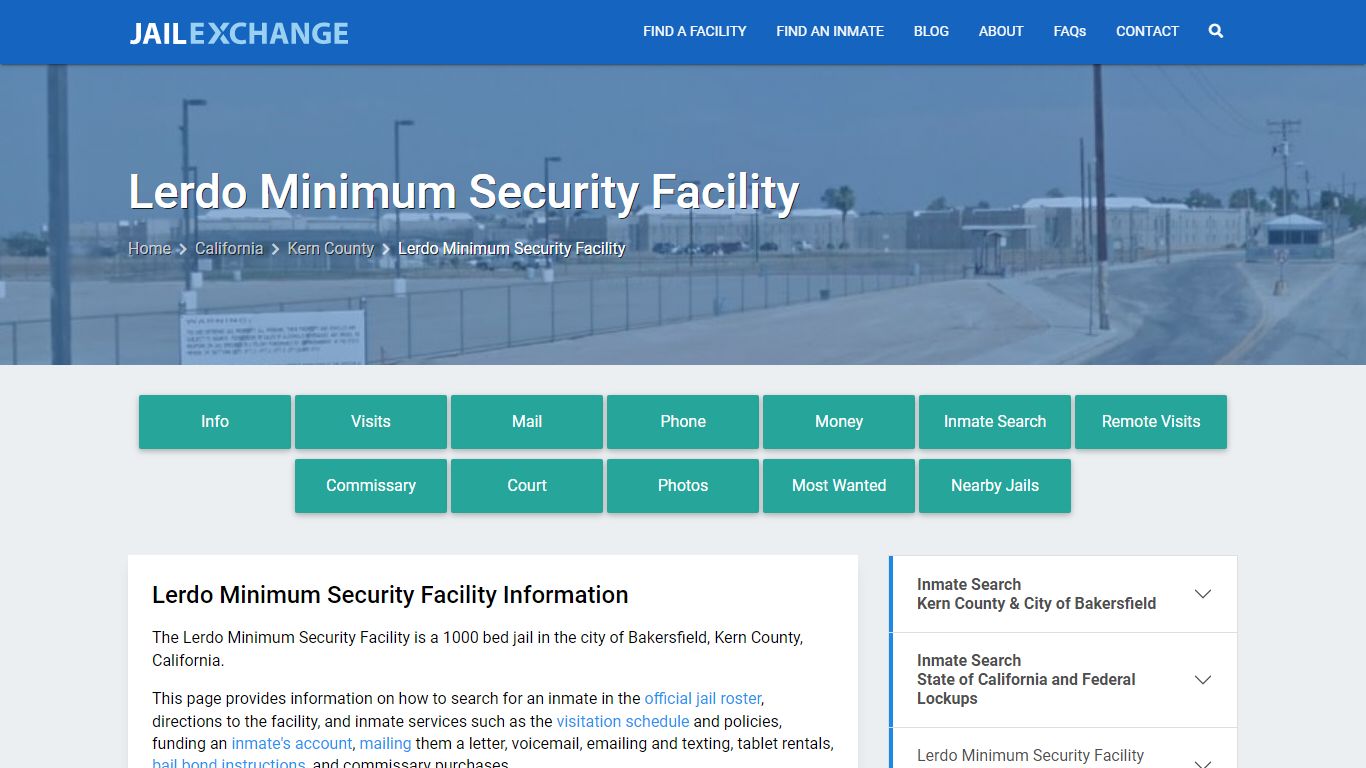 Lerdo Minimum Security Facility - Jail Exchange